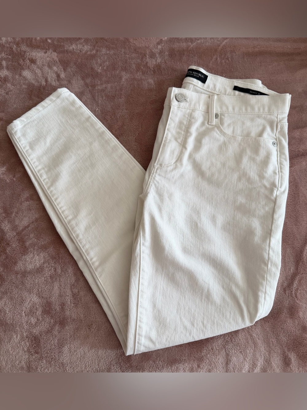 Banana Republic White Women’s Skinny Jeans